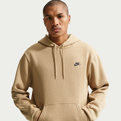 Nike Club Men's Pullover Fleece Hoodie. Nike CA